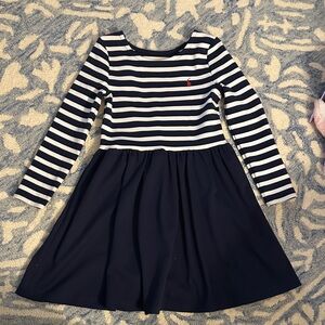 Polo by Ralph Lauren Striped Navy and White Dress